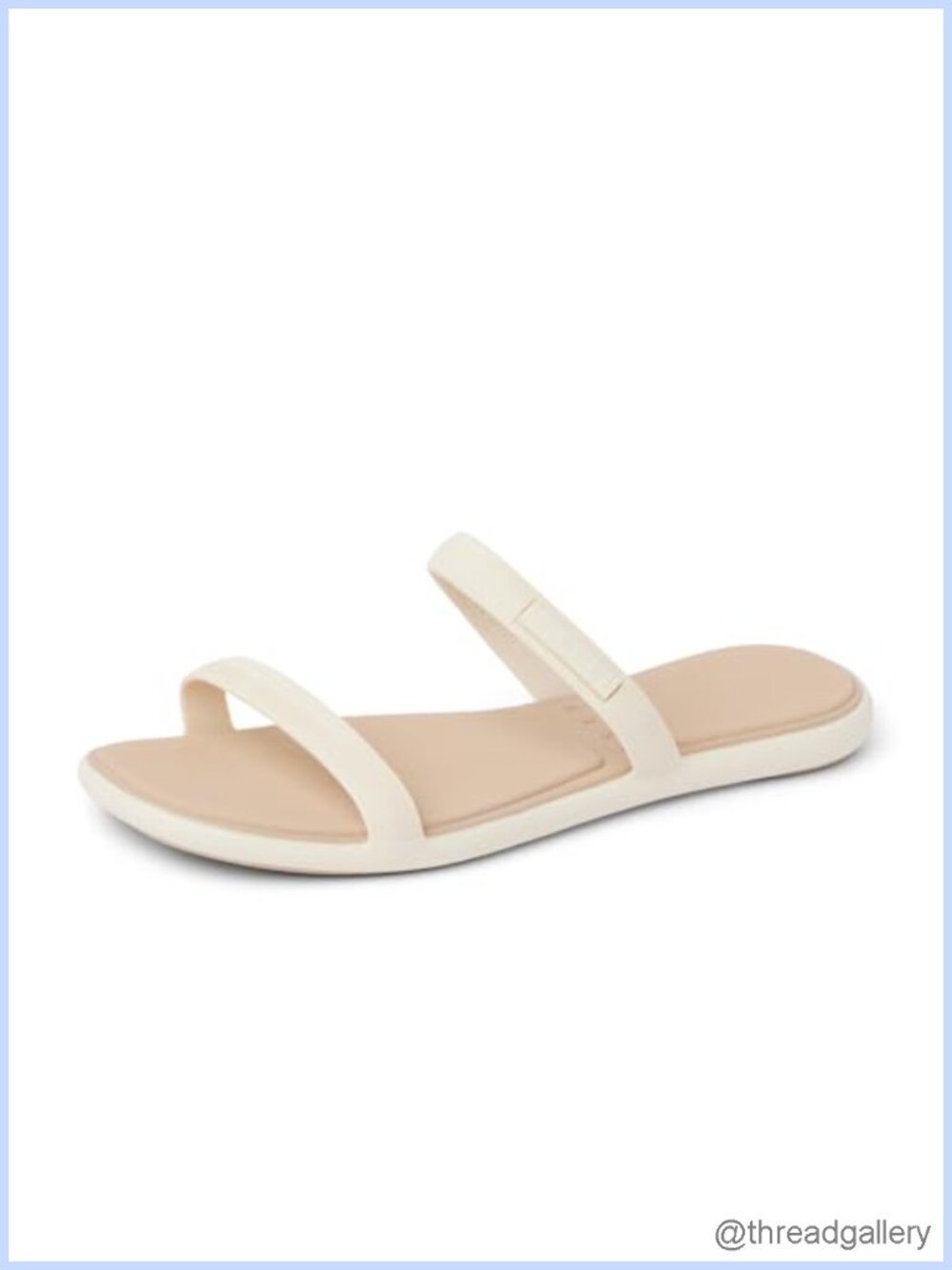 Waterproof TPU Slide Sandals Square Toe EVA Comfort Beach Casual